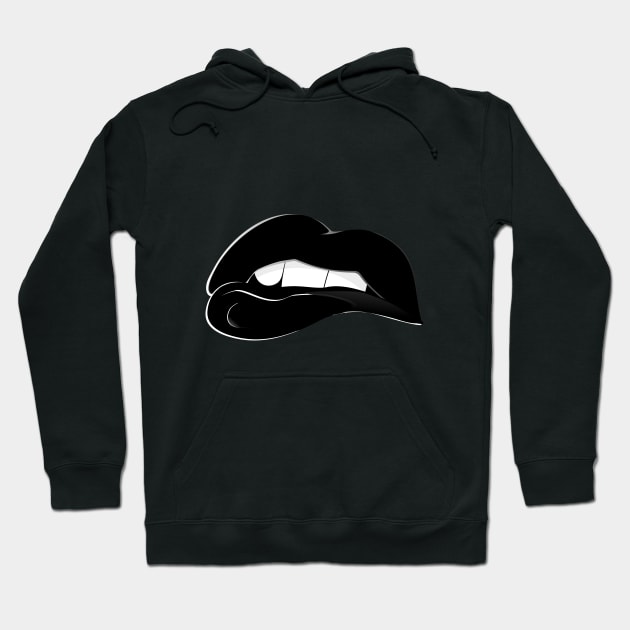 lip Hoodie by ZCardula